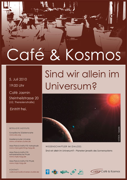 Café und Kosmos im Juli 2010