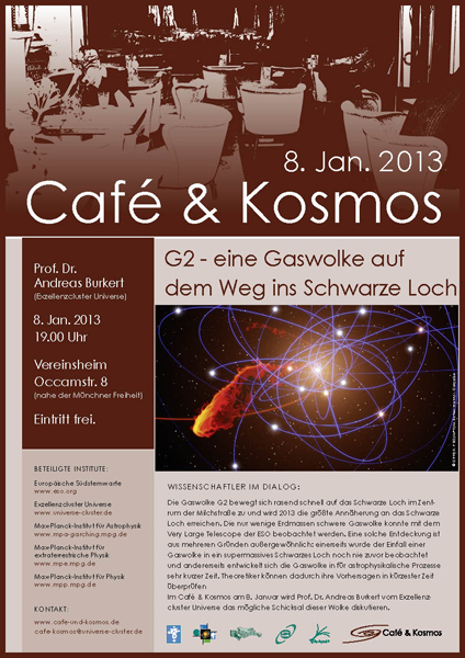 Café und Kosmos im Januar 2013