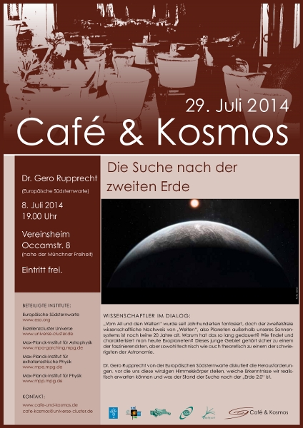 Café und Kosmos im Juli 2014