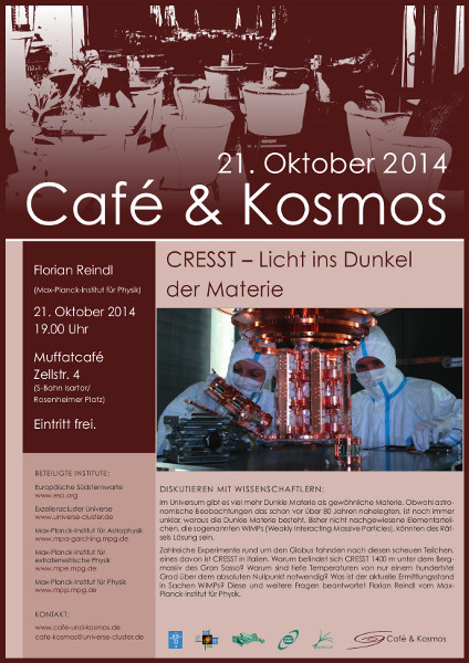 Café und Kosmos im Oktober 2014