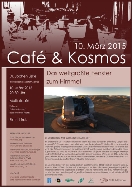 Café und Kosmos im März 2015