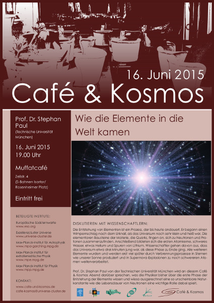 Café und Kosmos im Juni 2015