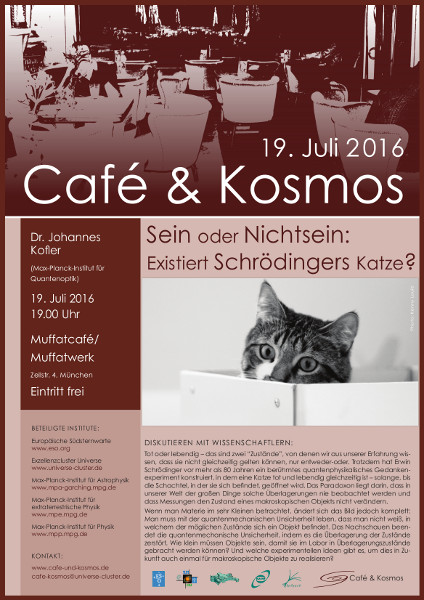 Café und Kosmos im Juli 2017