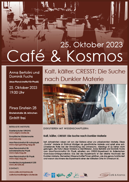 Café und Kosmos im Oktober 2023